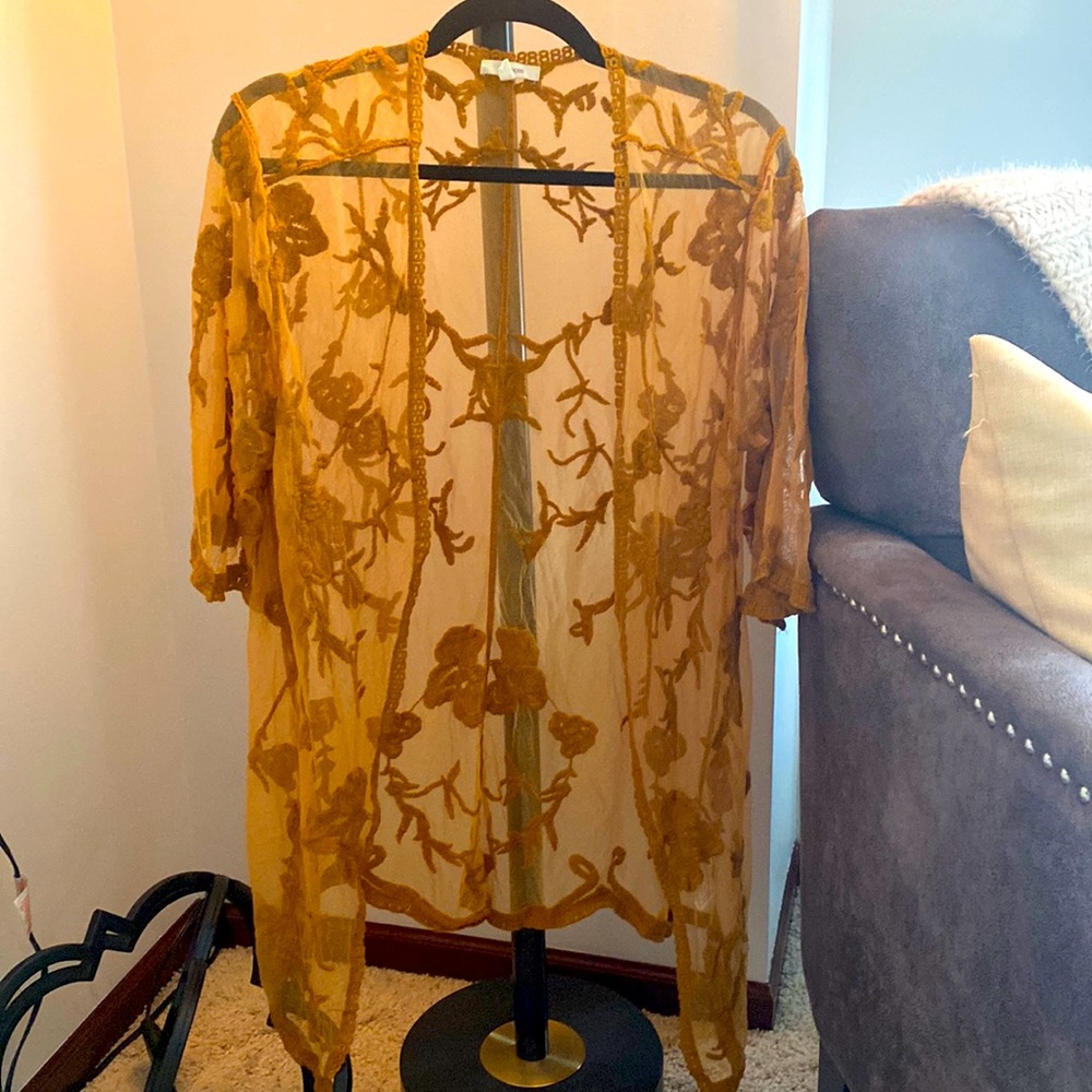 Golden Rod Sheer Cover Up